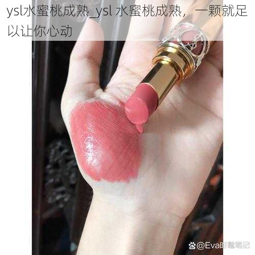 ysl水蜜桃成熟_ysl 水蜜桃成熟，一颗就足以让你心动