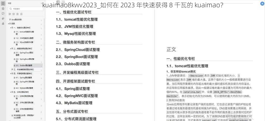 kuaimao8kwv2023_如何在 2023 年快速获得 8 千瓦的 kuaimao？