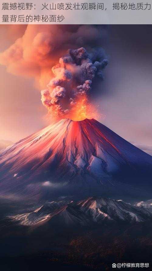 震撼视野：火山喷发壮观瞬间，揭秘地质力量背后的神秘面纱