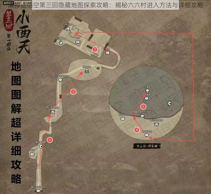 黑神话悟空第三回隐藏地图探索攻略：揭秘六六村进入方法与详细攻略