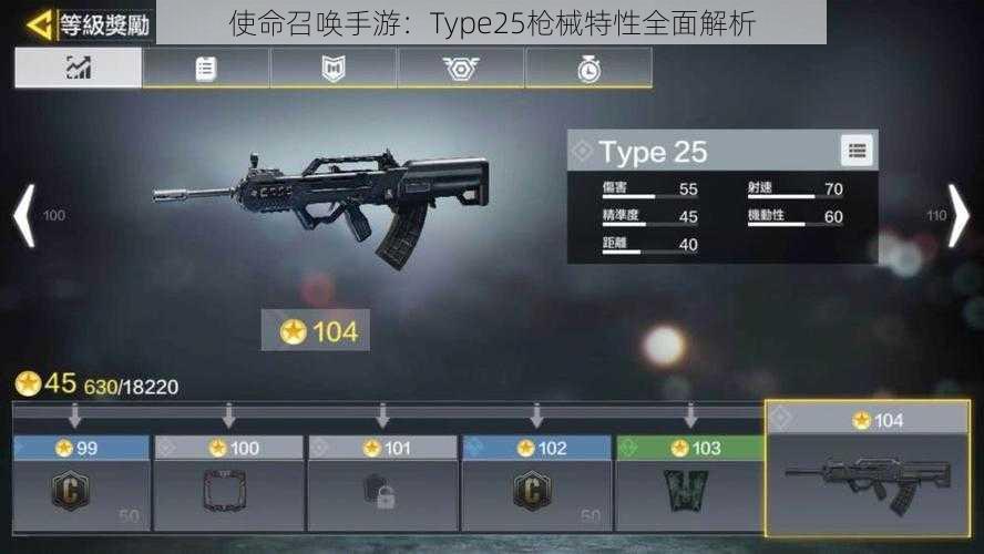 使命召唤手游：Type25枪械特性全面解析