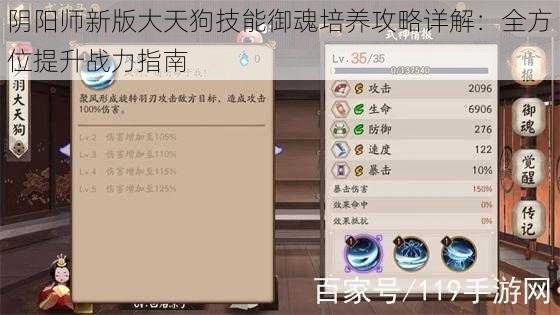 阴阳师新版大天狗技能御魂培养攻略详解：全方位提升战力指南